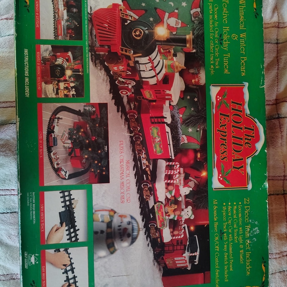 The Holiday Express Anomated Train Set